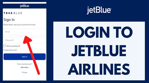 jetblue log in.